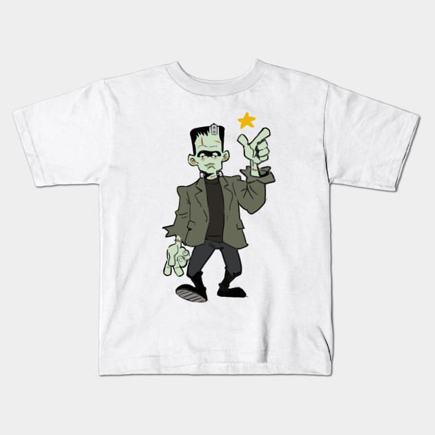 HI! Franken Kids T-Shirt by COOLKJS0